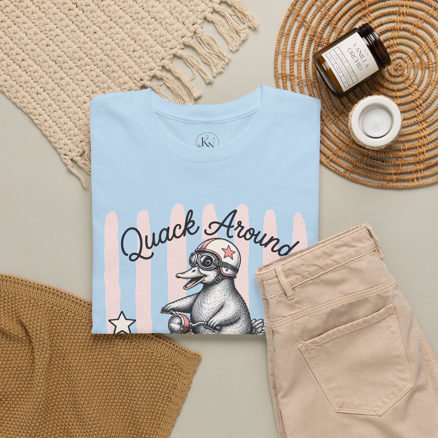 Quack Around and Find Out Retro Duck Graphic Tee