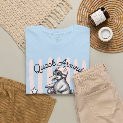 Quack Around and Find Out Retro Duck Graphic Tee