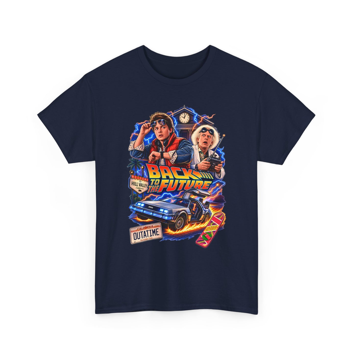 Retro Time Travel Movie Graphic Tee