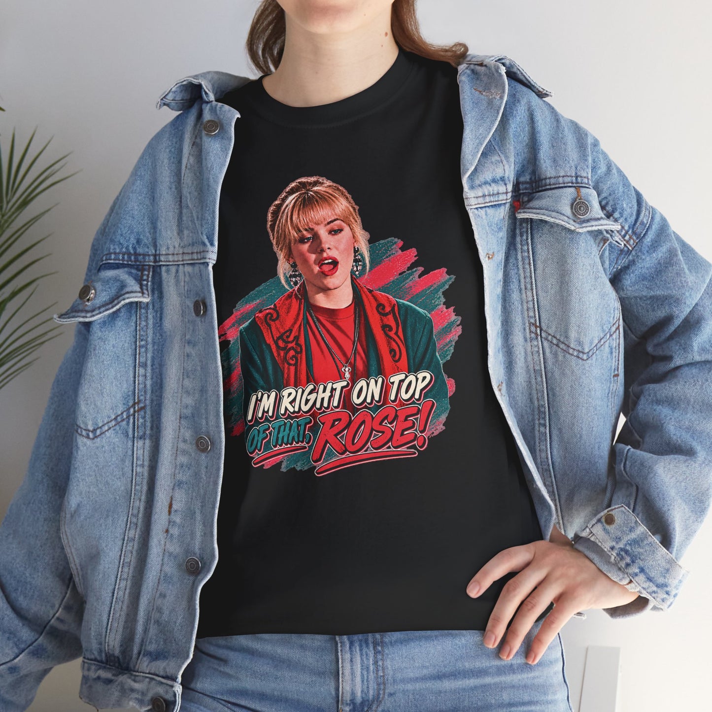 Right On Top of That Rose Graphic Tee