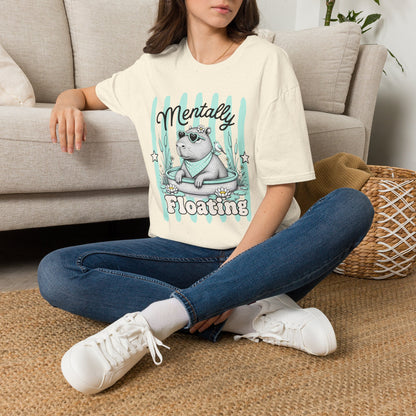 'Mentally Floating' Capybara Graphic Tee