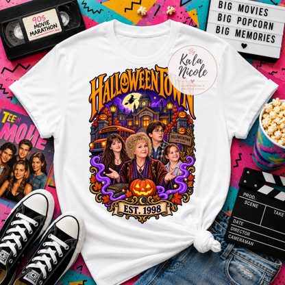 90s Spooky Movie Nostalgia PNG Bundle