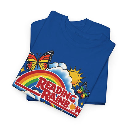 Rainbow & Butterflies Retro Book Graphic Tee