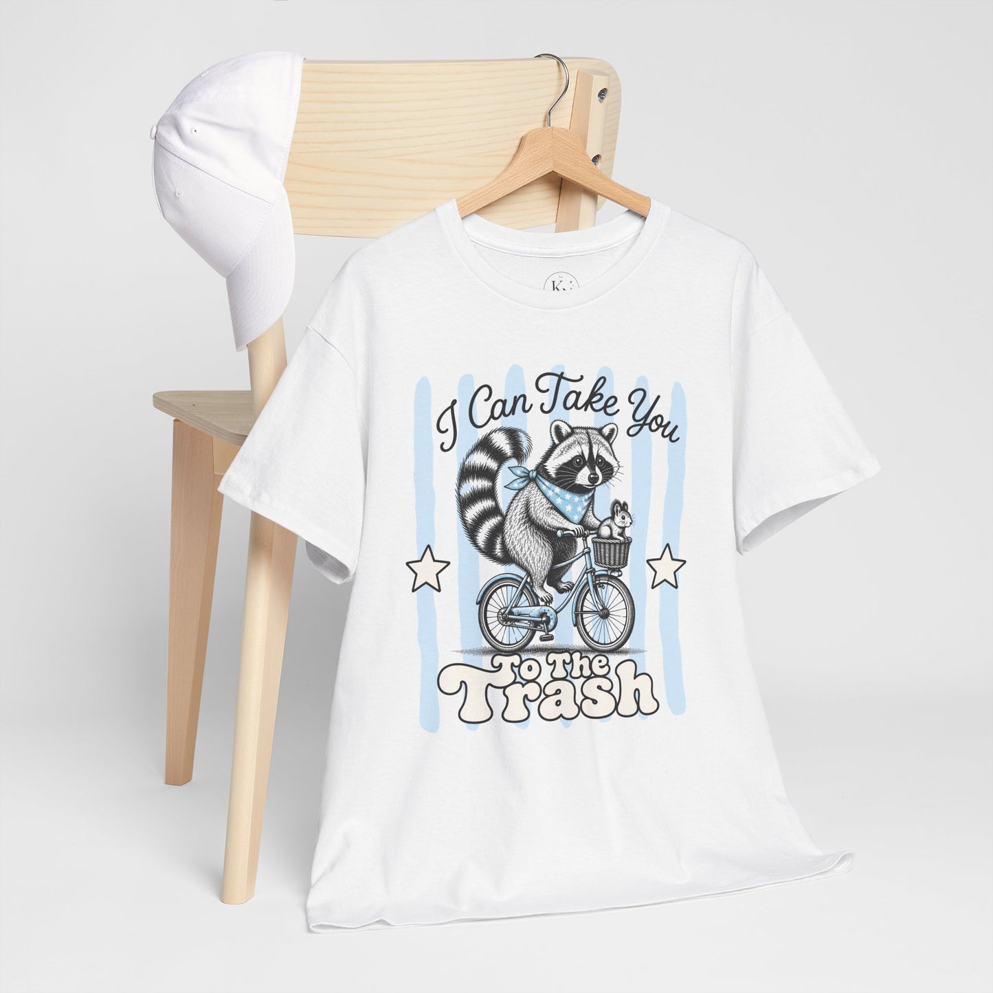 I Can Take You To The Trash Retro Raccoon Graphic Tee