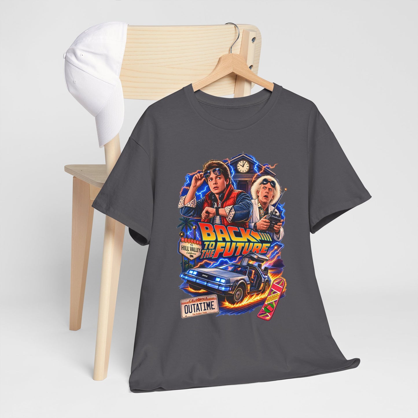 Retro Time Travel Movie Graphic Tee