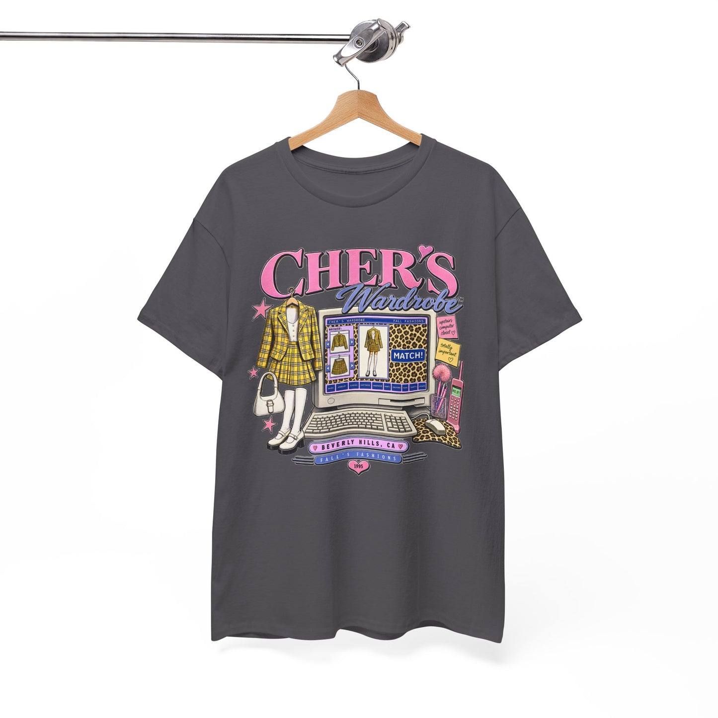 Cher's Wardrobe Graphic Tee | 90s Movie Nostalgia