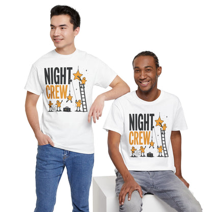 Night Crew Pop Art Tee — Stars Hanging Stars Graphic Tee