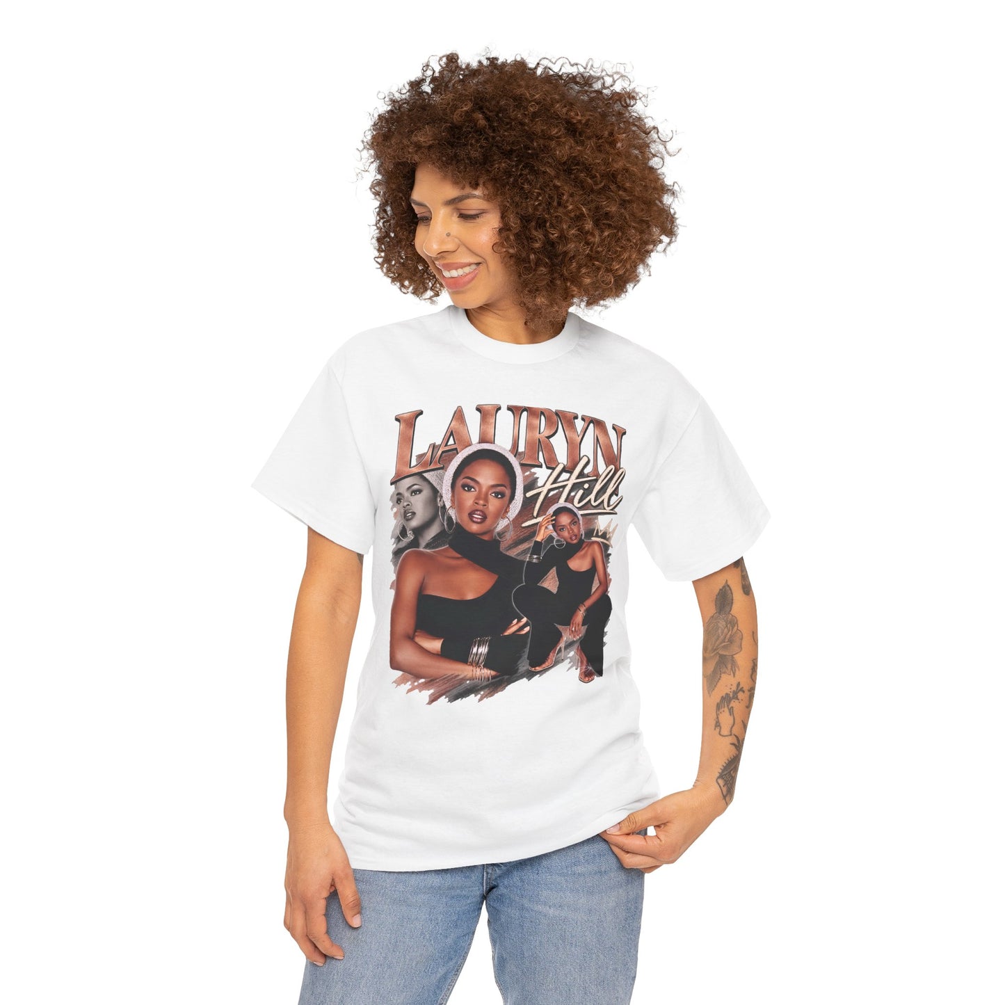 Lauryn Hill Retro Portrait Graphic Tee