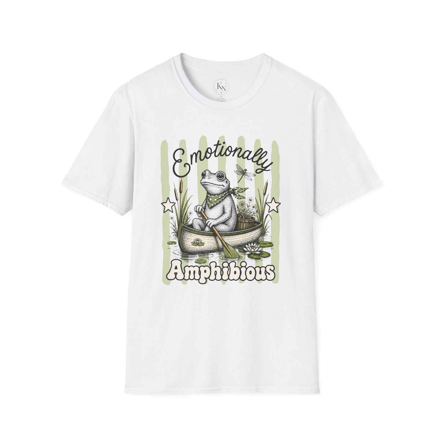 'Emotionally Amphibious' Frog Graphic Tee