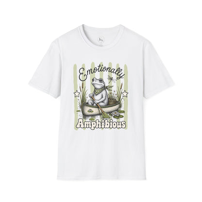 'Emotionally Amphibious' Frog Graphic Tee
