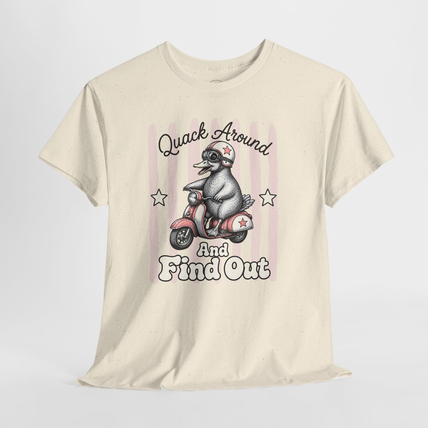 Quack Around and Find Out Retro Duck Graphic Tee