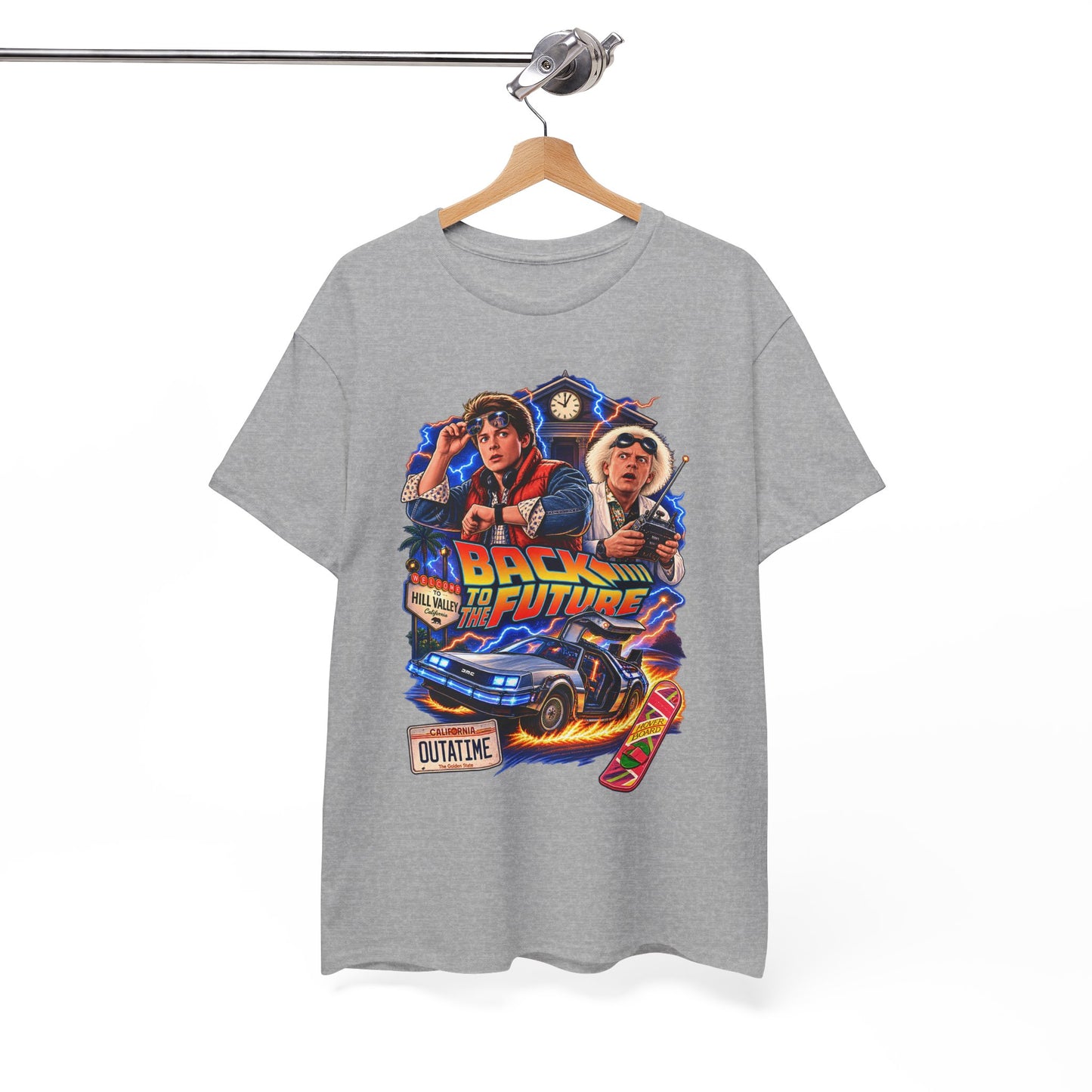 Retro Time Travel Movie Graphic Tee