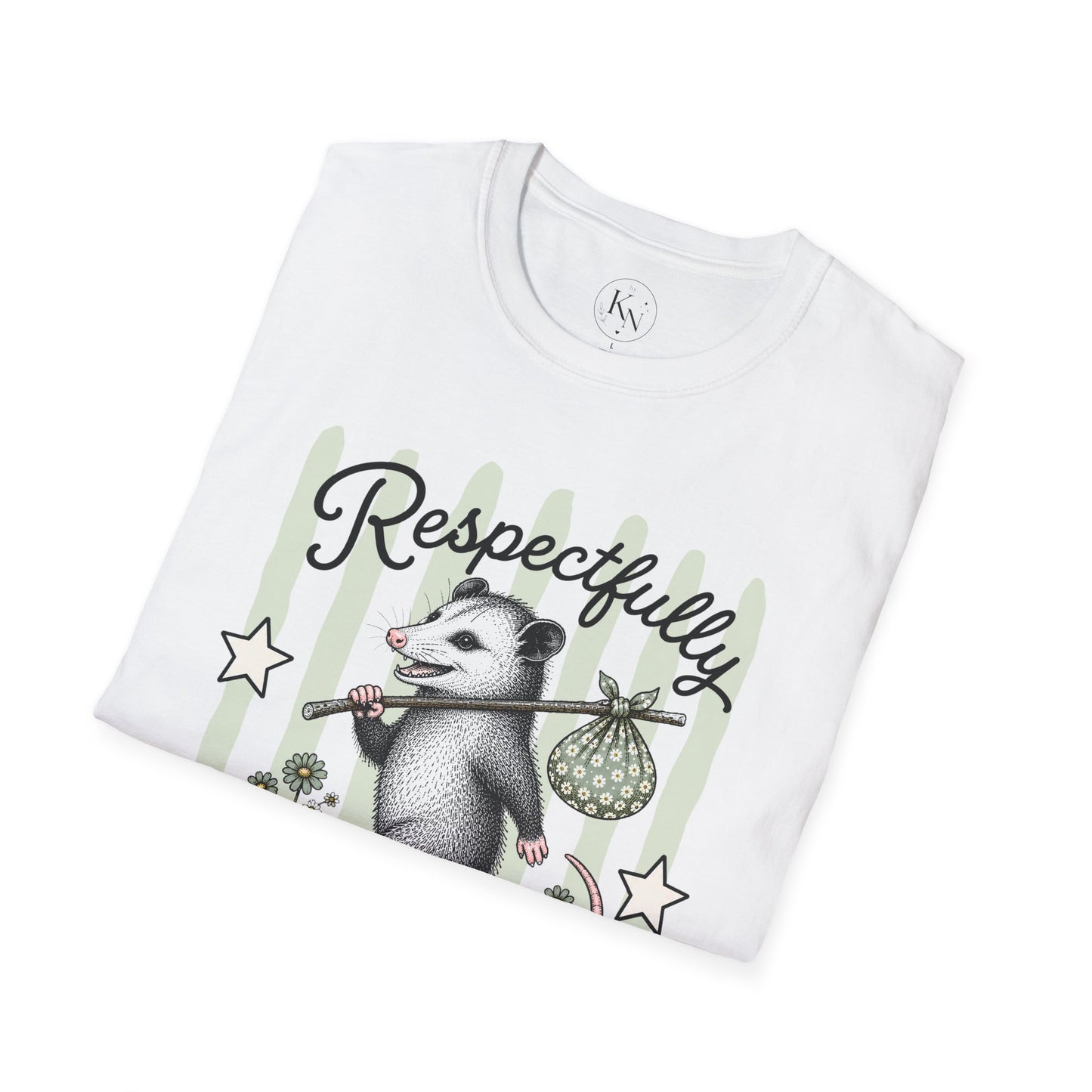 'Respectfully Feral' Possum Graphic Tee