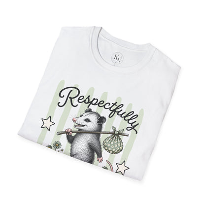 'Respectfully Feral' Possum Graphic Tee