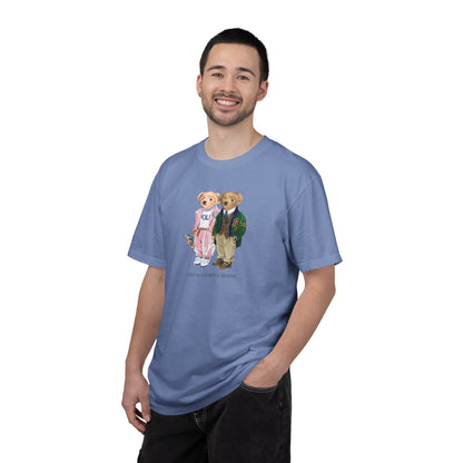 Personalized Couples T-Shirt — Custom Teddy Bear Graphic Tee | Gift for Him & Her