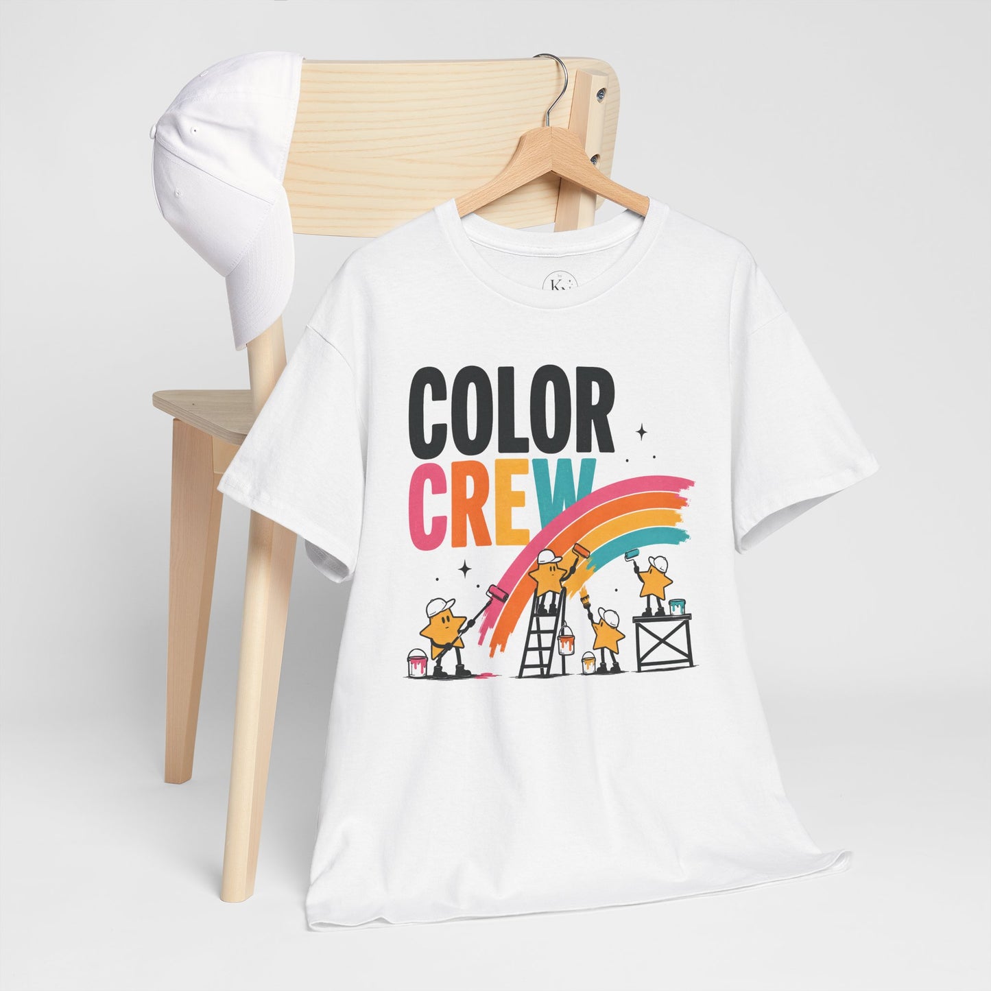 Color Crew Pop Art Tee — Stars Painting the Sky Graphic Tee
