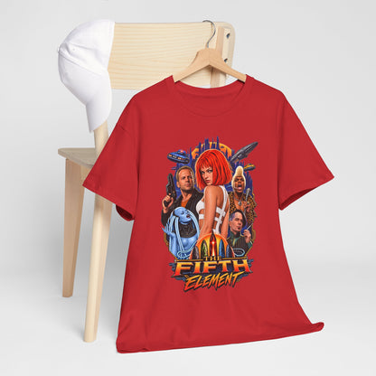 Retro Sci-Fi Character Collage Graphic Tee