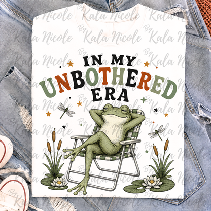 'In My Unbothered Era' PNG | Cute Frog PNG
