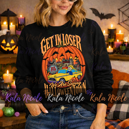 Get In Loser Halloweentown PNG