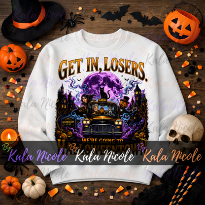 Get In Losers Going To Halloweentown PNG Bundle | Trendy Halloween PNG | 90s Halloween (Digital Download)