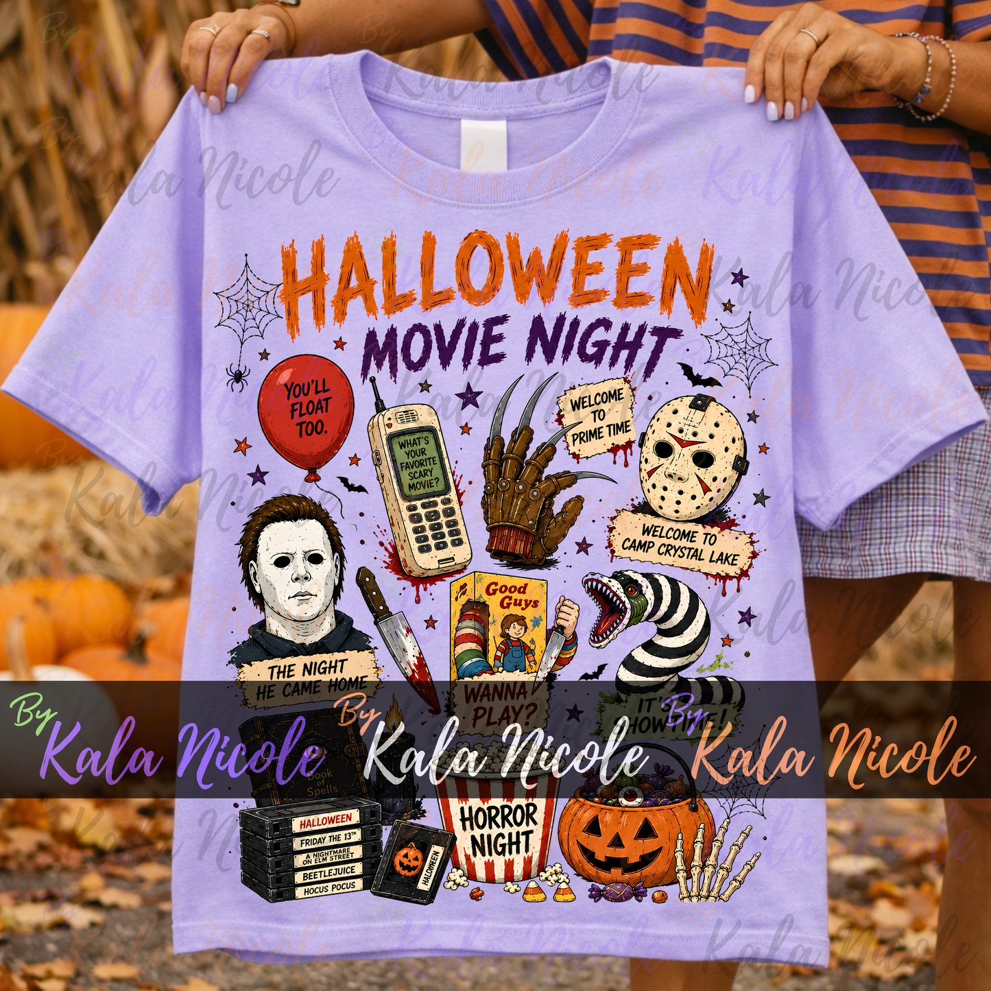Halloween Movie Night PNG