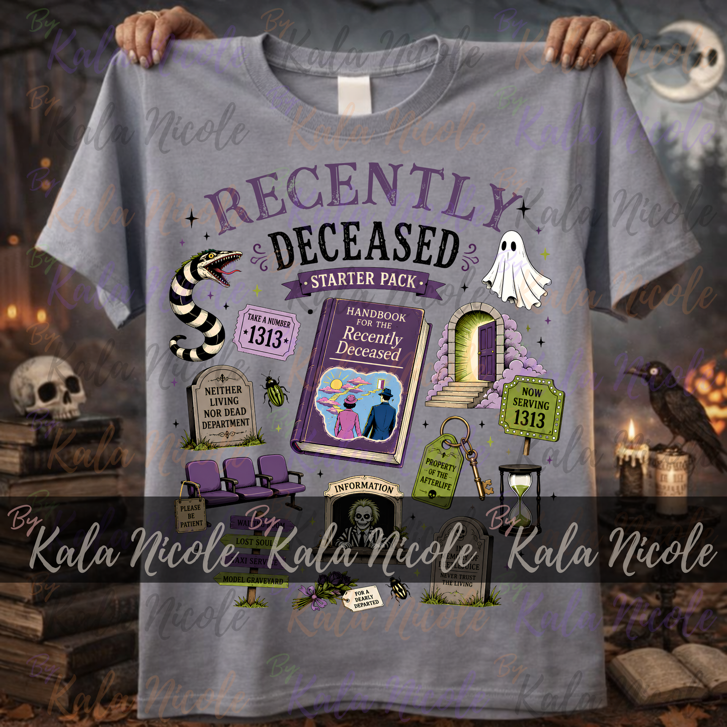 Recently Deceased Starter Pack PNG | Beetlejuice