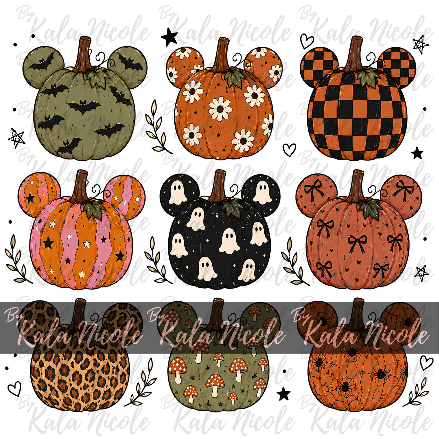 Mickey Pumpkin Patch PNG | Design 2