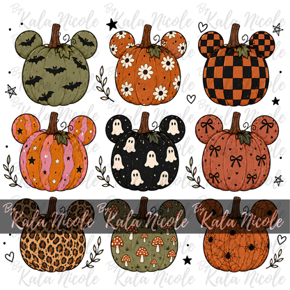 Mickey Pumpkin Patch PNG | Design 2