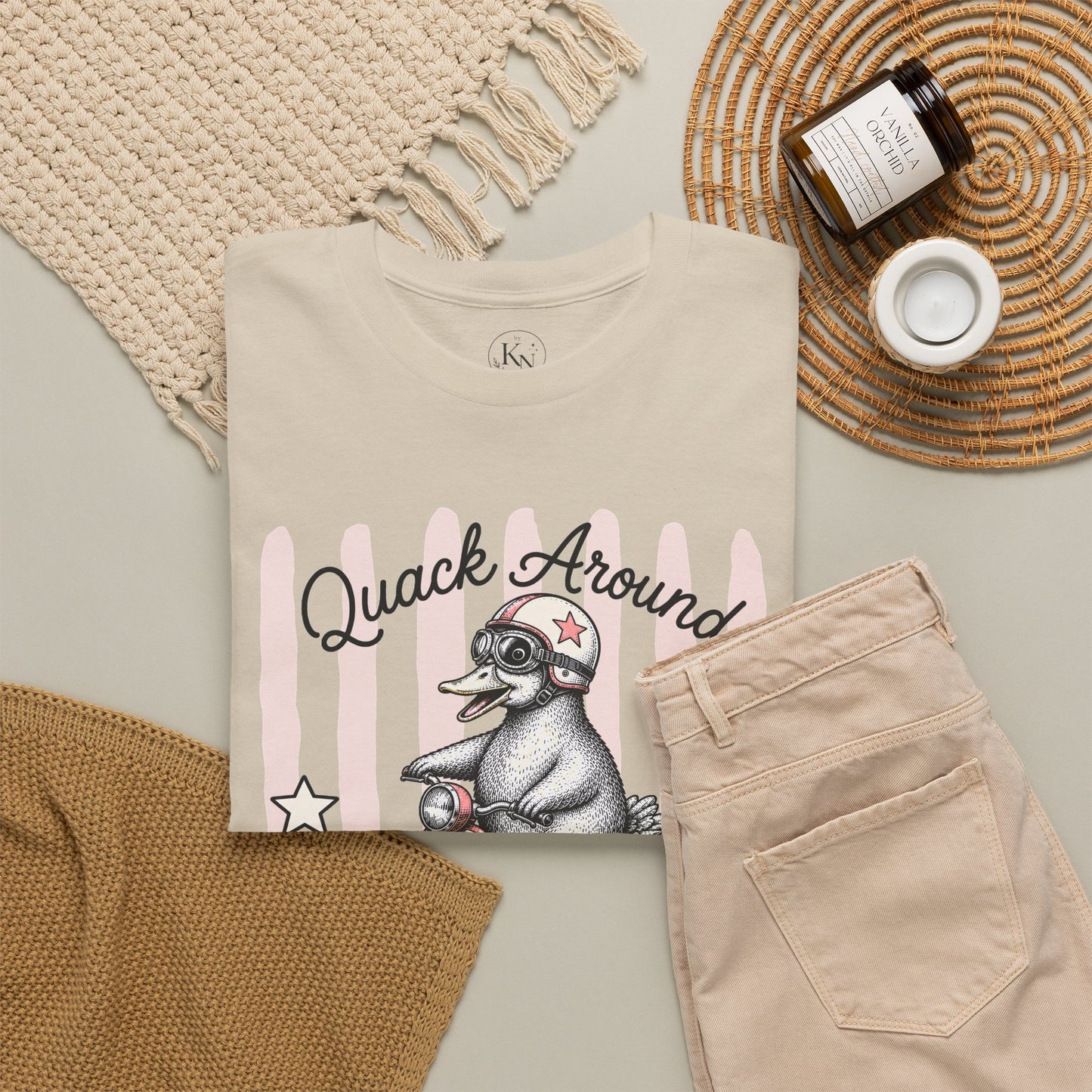 Quack Around and Find Out Retro Duck Graphic Tee