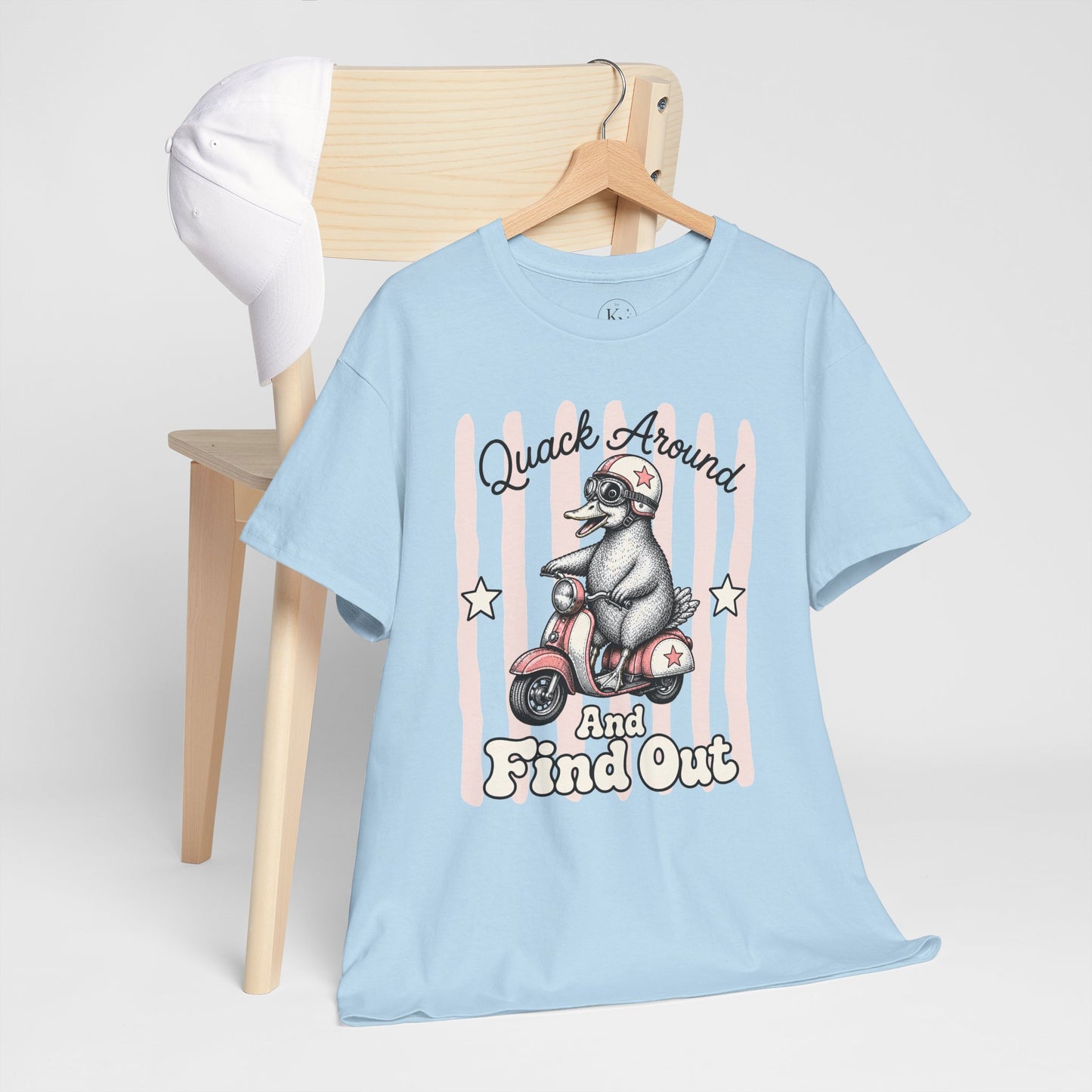 Quack Around and Find Out Retro Duck Graphic Tee