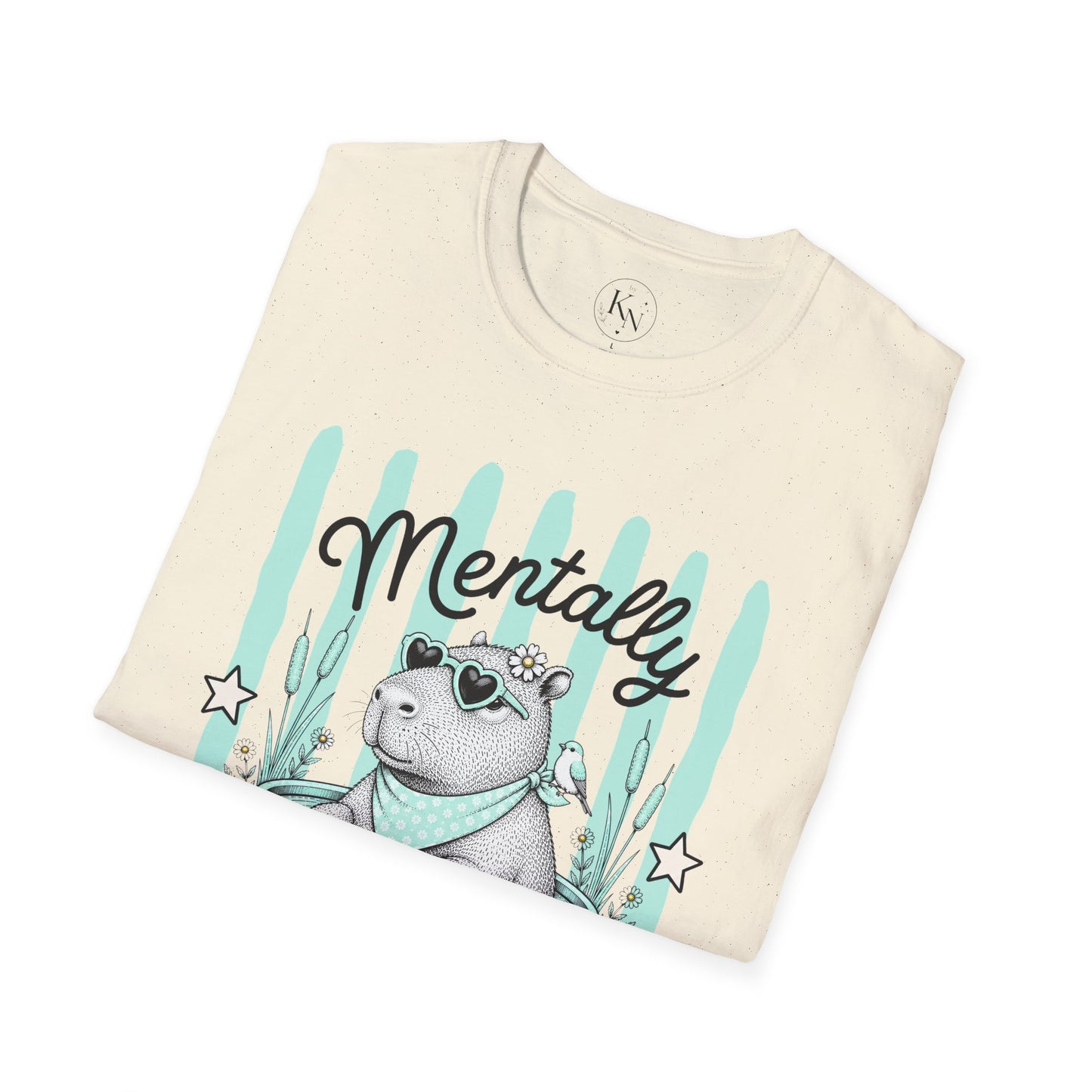 'Mentally Floating' Capybara Graphic Tee