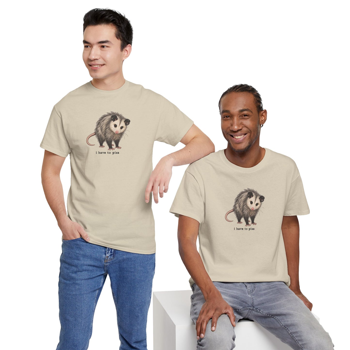 I Have To Piss Possum Graphic Tee