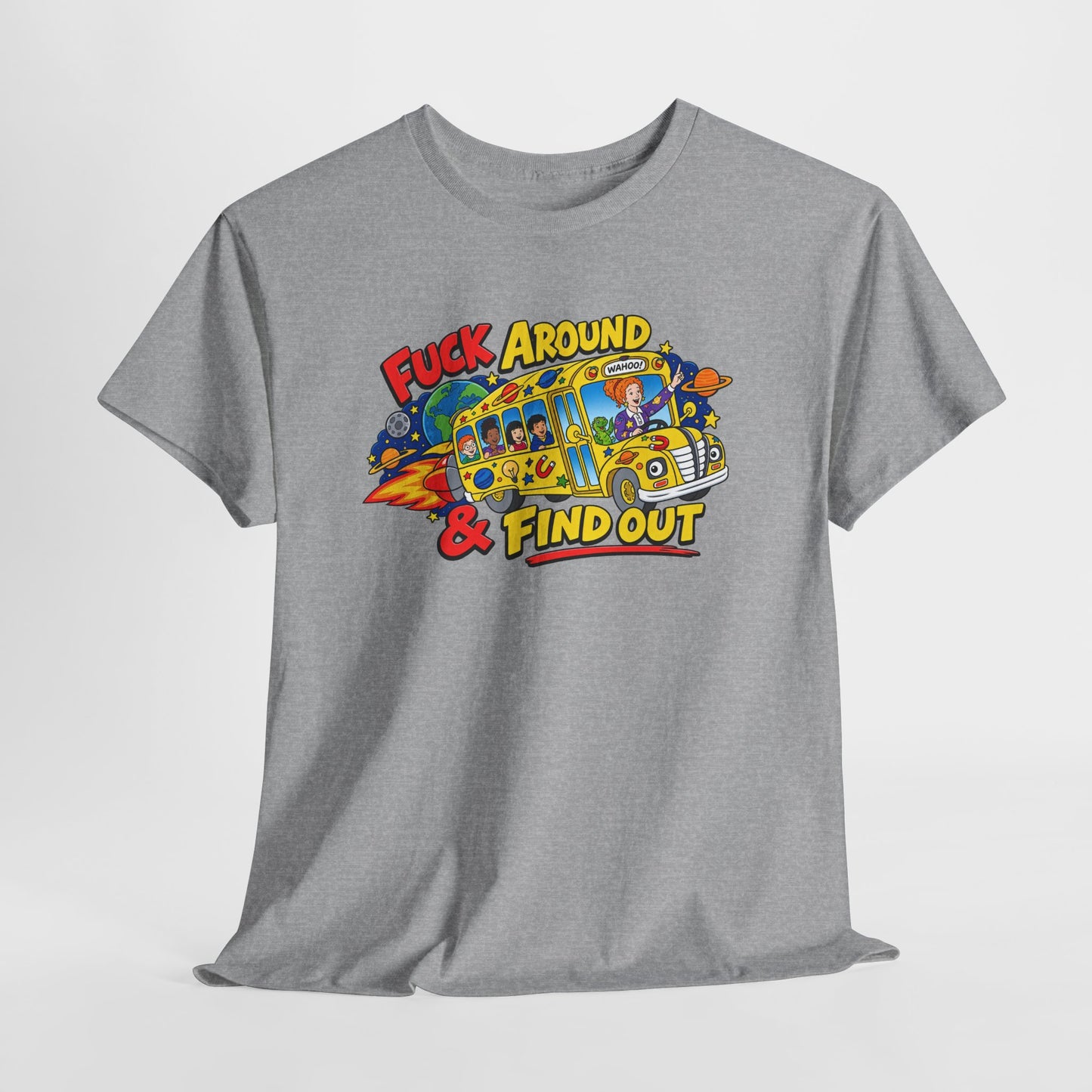 Fuck Around & Find Out Retro Comic Graphic Tee