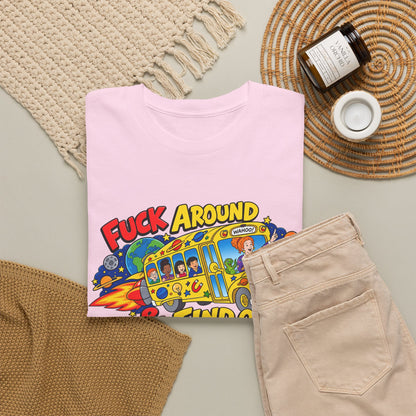 Fuck Around & Find Out Retro Comic Graphic Tee