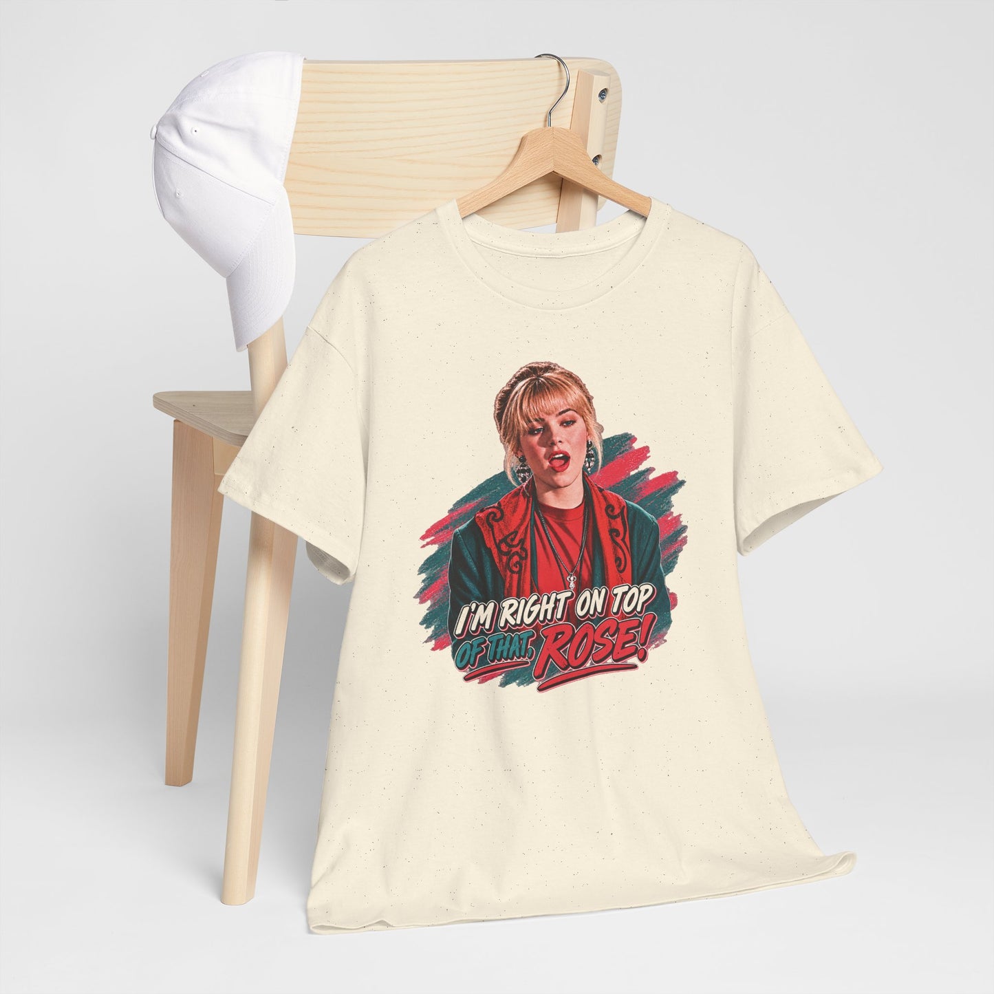 Right On Top of That Rose Graphic Tee