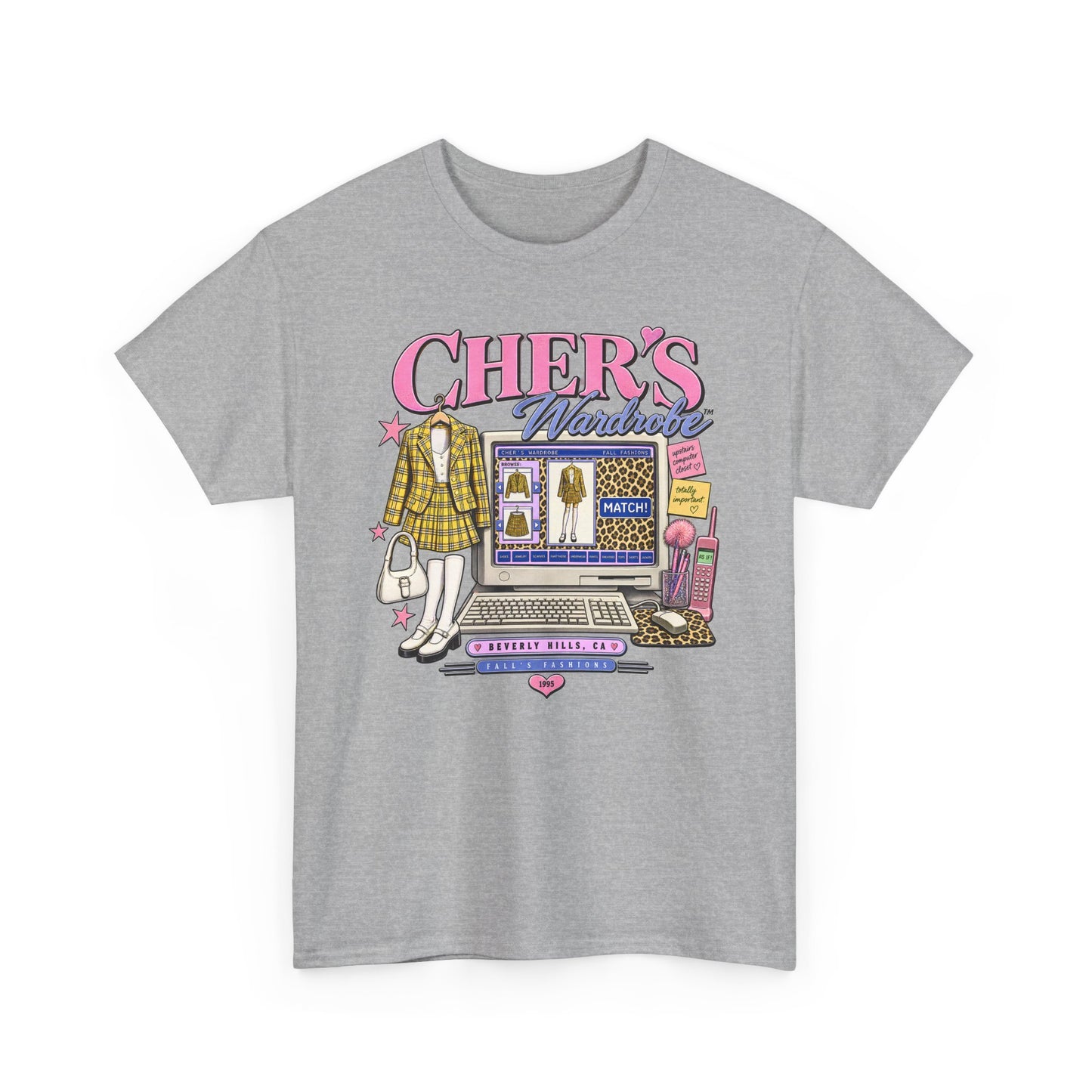 Cher's Wardrobe Graphic Tee | 90s Movie Nostalgia