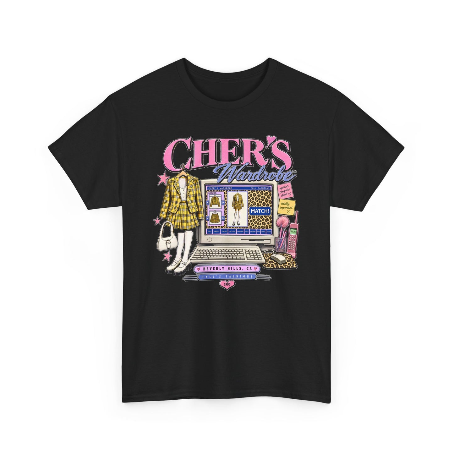 Cher's Wardrobe Graphic Tee | 90s Movie Nostalgia