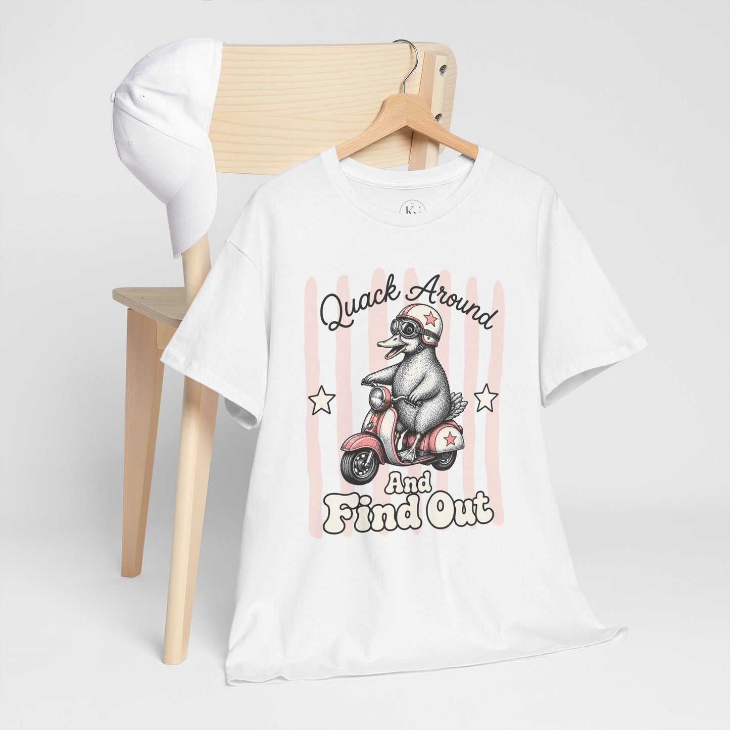 Quack Around and Find Out Retro Duck Graphic Tee
