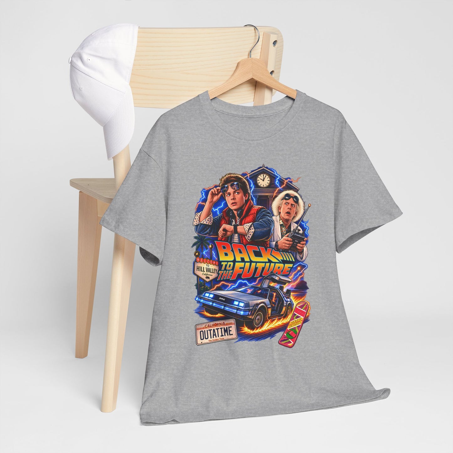 Retro Time Travel Movie Graphic Tee