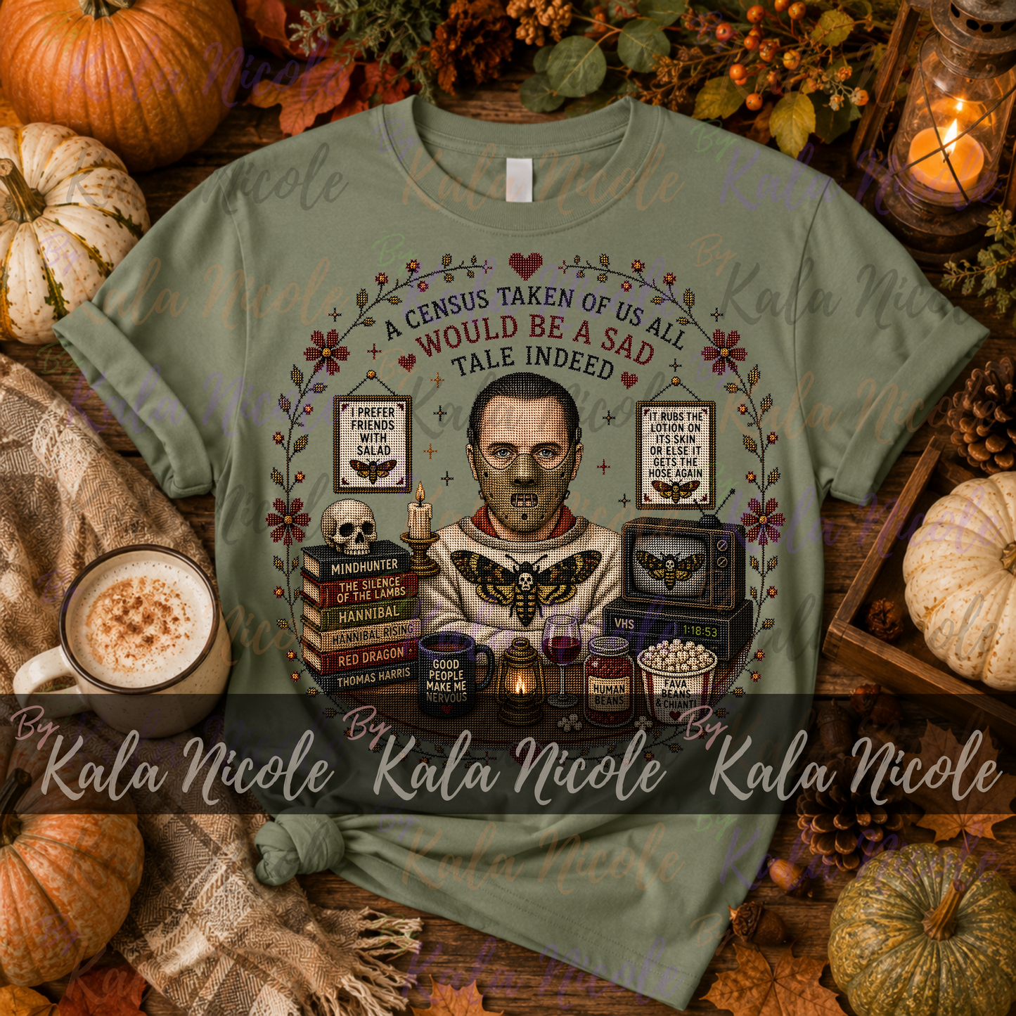 Horror Movie Cross-Stitch PNG | Hannibal