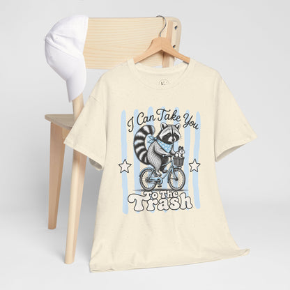 I Can Take You To The Trash Retro Raccoon Graphic Tee