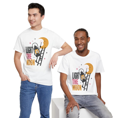 Light the Moon Pop Art Tee — Lantern Lighting the Moon Graphic Tee