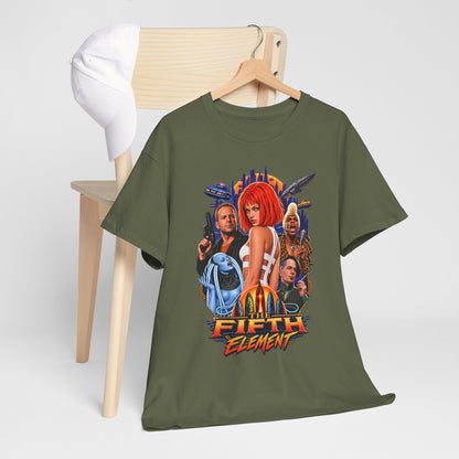 Retro Sci-Fi Character Collage Graphic Tee
