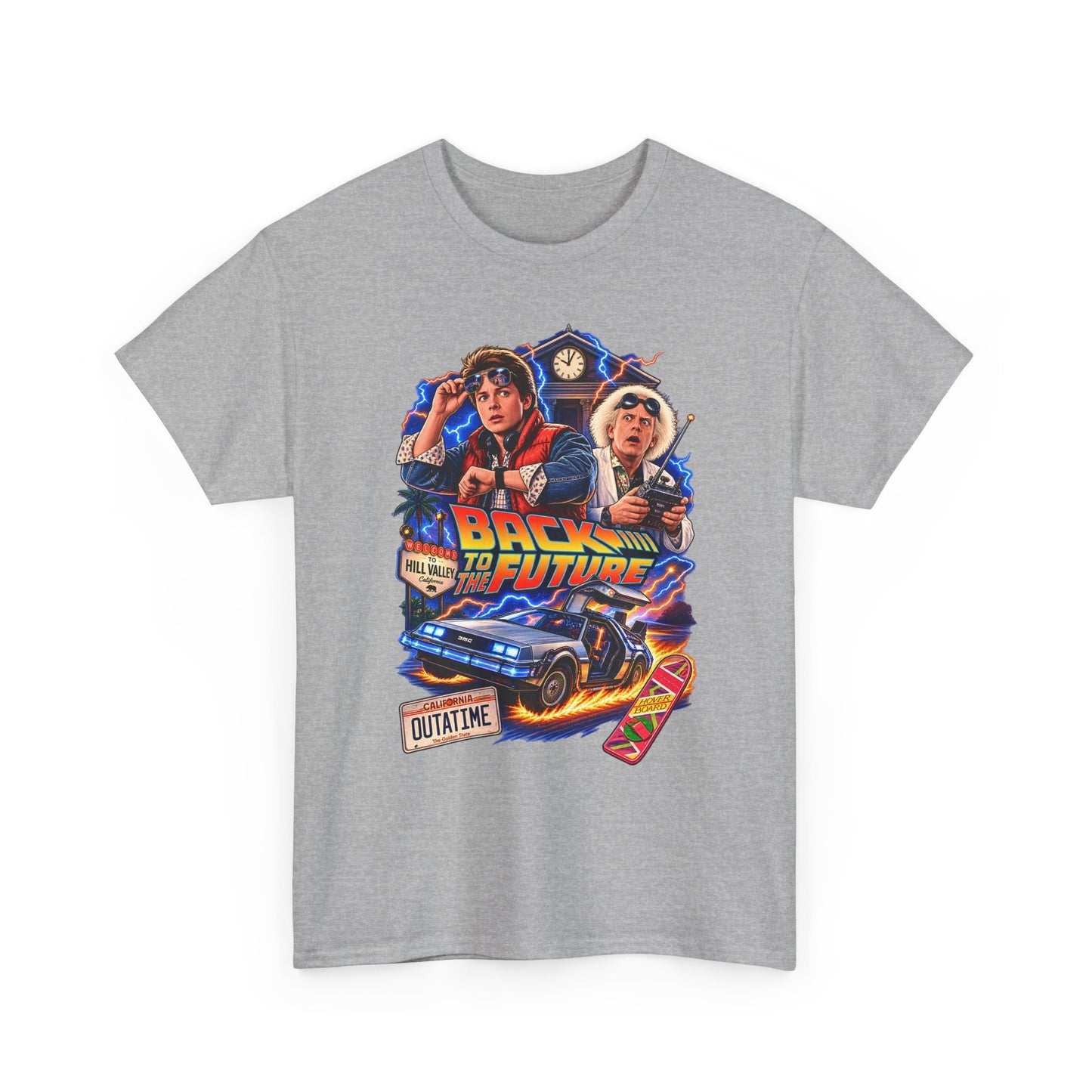 Retro Time Travel Movie Graphic Tee