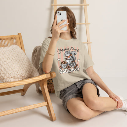 Chronic Snack Collector Retro Squirrel Graphic Tee