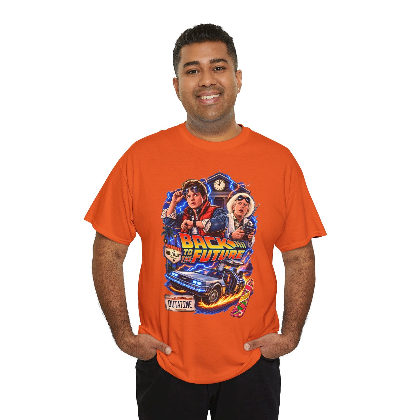 Retro Time Travel Movie Graphic Tee
