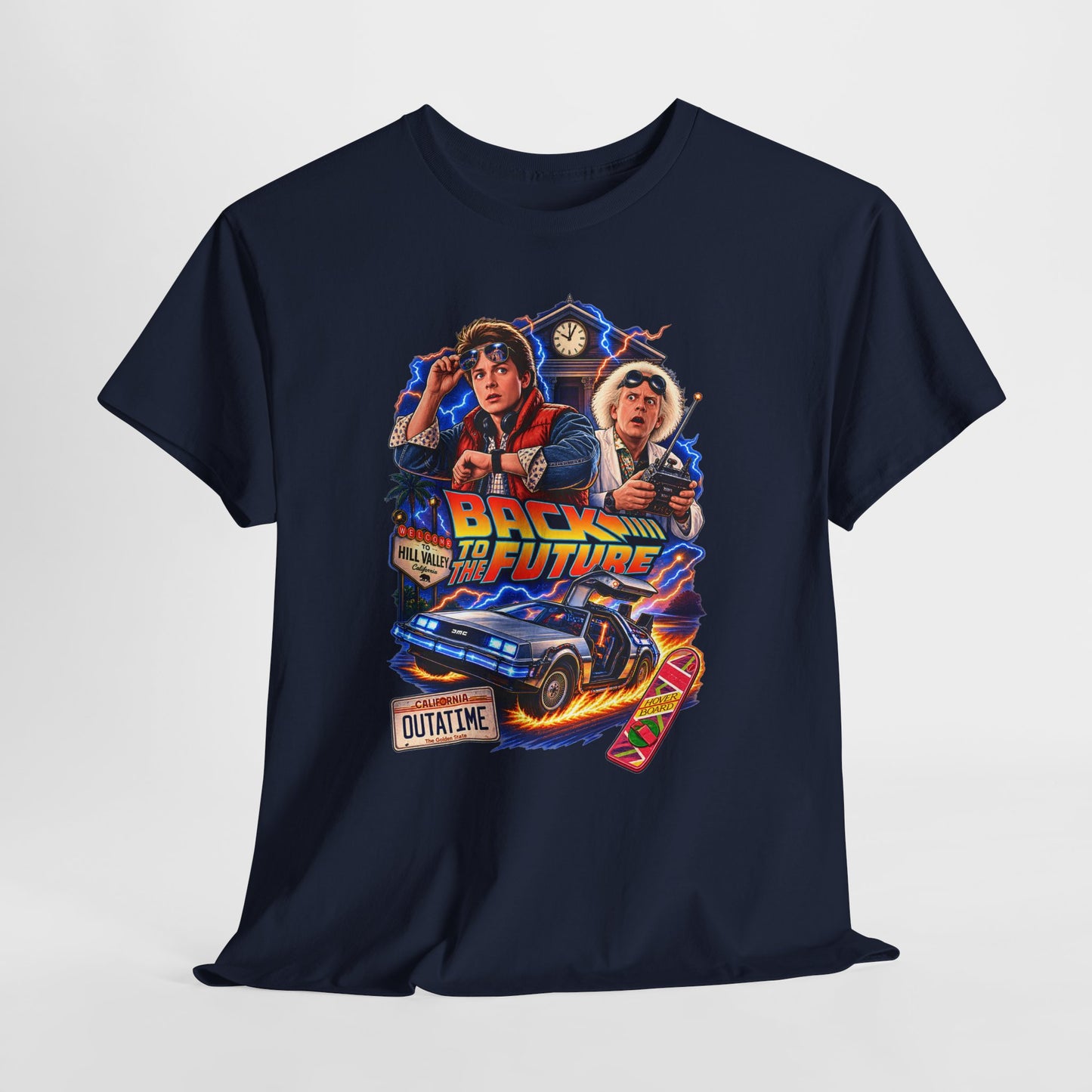 Retro Time Travel Movie Graphic Tee