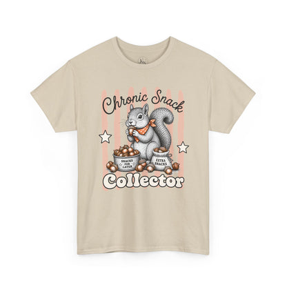 Chronic Snack Collector Retro Squirrel Graphic Tee