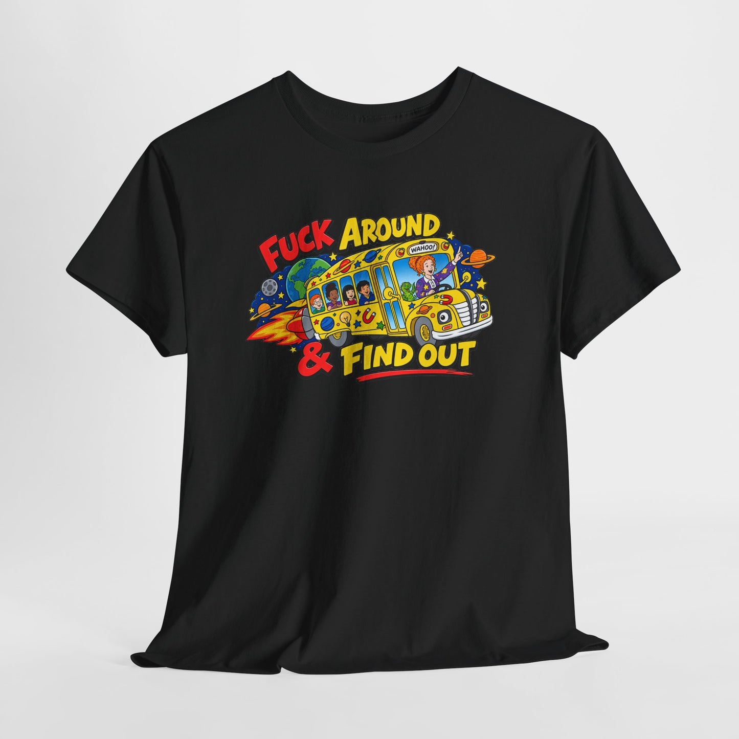 Fuck Around & Find Out Retro Comic Graphic Tee