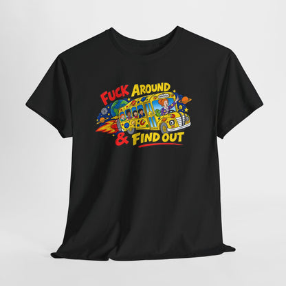 Fuck Around & Find Out Retro Comic Graphic Tee